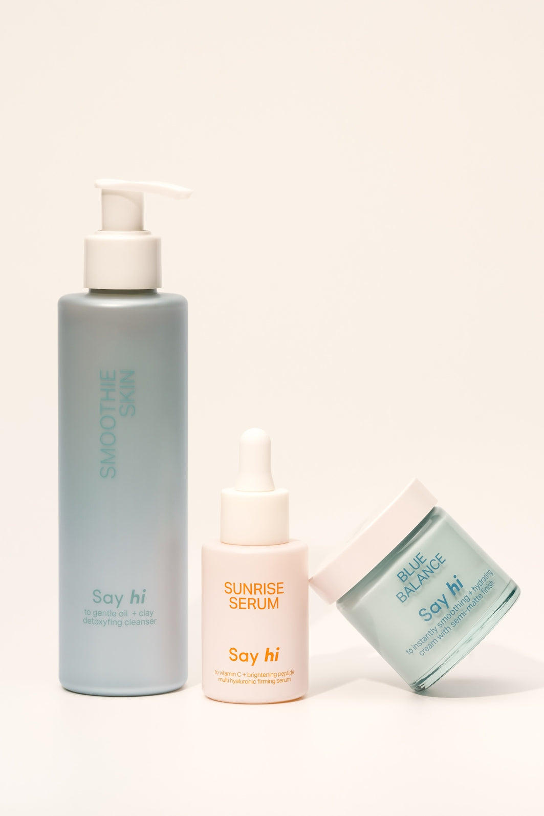 zestaw kosmetyków wegańskich, zestaw kosmetyków naturalnych, zestaw kosmetyków do porannej pielęgnacji, kosmetyki do porannej pielęgnacji twarzy, zestaw świąteczny kosmetyki, zestaw kosmetyków do cery normalnej, zestaw kosmetyków damskich, zestaw kosmetyków do cery mieszanej, zestaw kosmetyków do cery trądzikowej, zestaw pielęgnacji wegańskiej, zestaw pielęgnacji naturalnej, zestaw polskich kosmetyków, polskie kosmetyki, The Smooth Morning Set, zestaw Say hi, Smoothie Skin, Sunrise Serum, Blue Balance